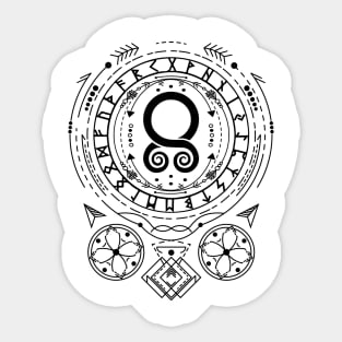 The Troll Cross | Norse Pagan Symbol Sticker